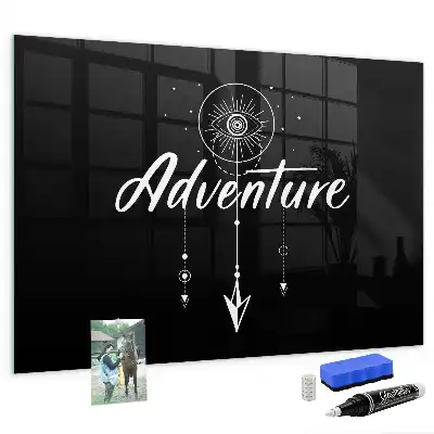 Quadro magnético de apagar a seco modelo Aventura