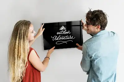 Quadro magnético de apagar a seco tema aventura ao ar livre