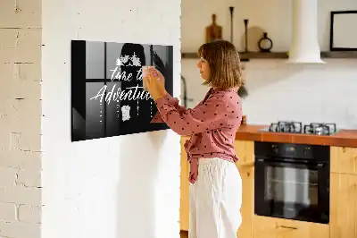 Quadro magnético de apagar a seco tema Hora da Aventura