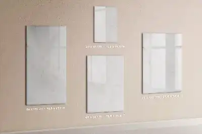 Quadro magnético de apagar a seco com acabamento elegante em mármore