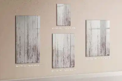 Quadro magnético de apagar a seco em madeira