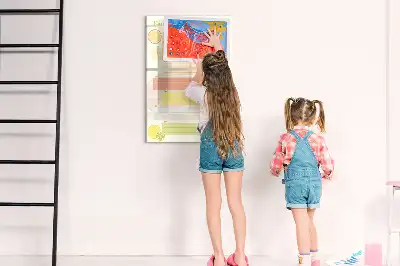 Quadro magnético de apagar a seco planner de menu