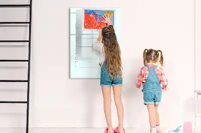 Quadro magnético de apagar a seco planner de viagem