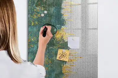 Quadro magnético de apagar a seco com padrão decorativo