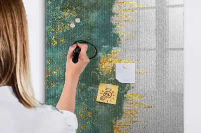 Quadro magnético de apagar a seco com padrão decorativo