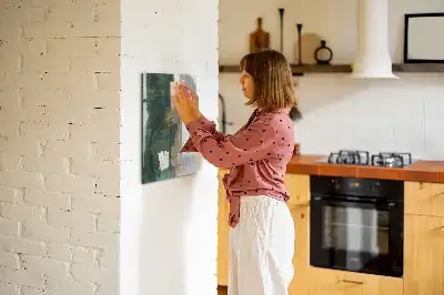 Quadro magnético de apagar a seco com padrão decorativo