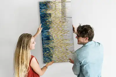 Quadro magnético de apagar a seco com padrão decorativo