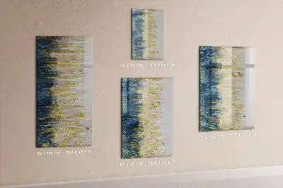 Quadro magnético de apagar a seco com padrão decorativo