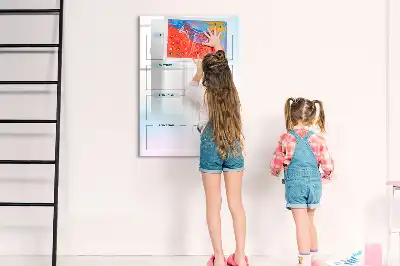Quadro magnético de apagar a seco lousa branca
