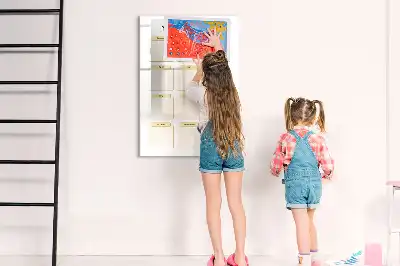 Planner anual quadro de apagar a seco magnético