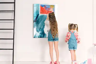 Quadro magnético de apagar a seco para pintura