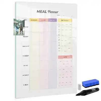 Quadro magnético de apagar a seco planificador de nutrição