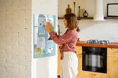 Quadro magnético de apagar a seco planner galáctico