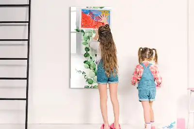 Quadro magnético de apagar a seco de folhas de junco