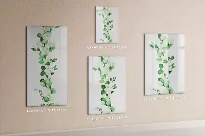 Quadro magnético de apagar a seco de folhas de junco