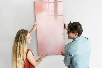 Quadro magnético de apagar a seco mármore rosa