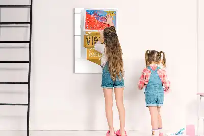 Quadro magnético de apagar a seco estampa apenas boas vibrações