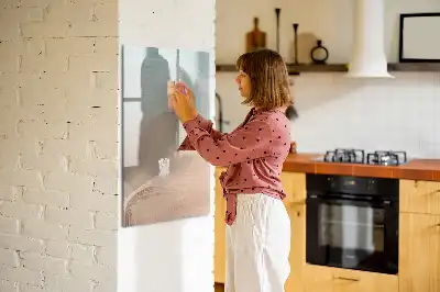 Quadro magnético de apagar a seco com mistura de cores