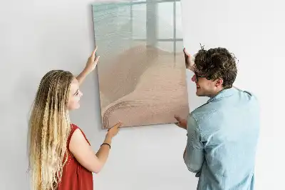 Quadro magnético de apagar a seco com mistura de cores