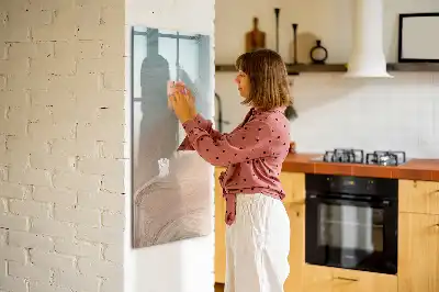 Quadro magnético de apagar a seco com mistura de cores
