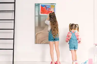Quadro magnético de apagar a seco com mistura de cores