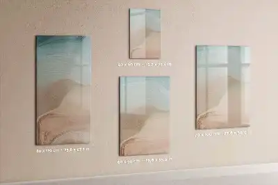 Quadro magnético de apagar a seco com mistura de cores