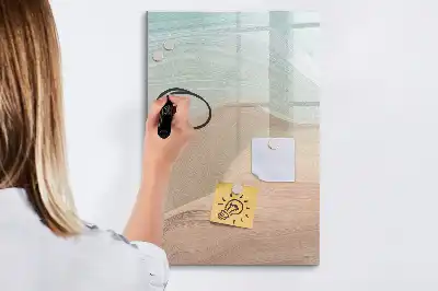Quadro magnético de apagar a seco com mistura de cores