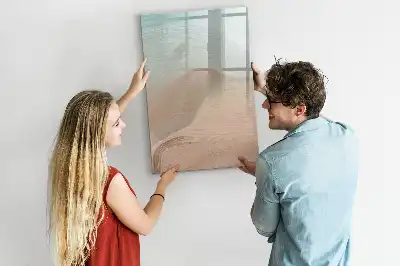 Quadro magnético de apagar a seco com mistura de cores