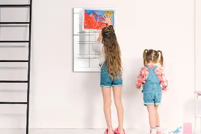 Quadro magnético de apagar a seco para objetivos mensais