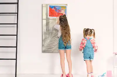 Quadro magnético de apagar a seco tema areia da praia no verão