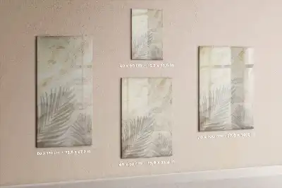 Quadro magnético de apagar a seco tema areia da praia no verão