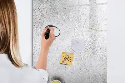 Quadro magnético de apagar a seco modelo concreto e azeitonas
