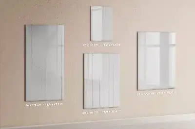 Quadro magnético de apagar a seco com moldura de madeira natural