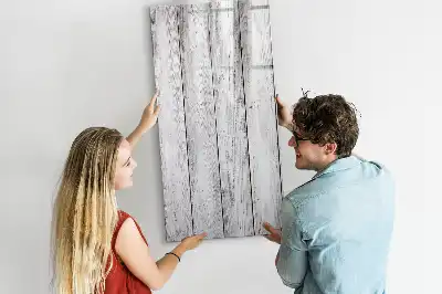 Quadro magnético de apagar a seco em madeira pintada