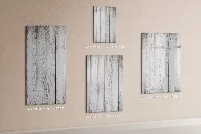 Quadro magnético de apagar a seco em madeira pintada