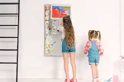 Quadro magnético de apagar a seco estampa de estrelas