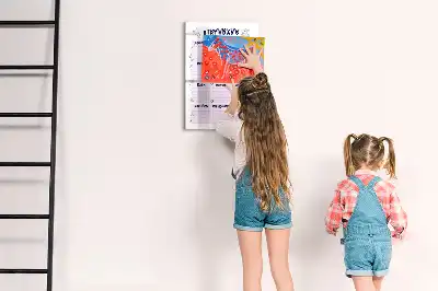 Quadro magnético de apagar a seco lugar de nascimento