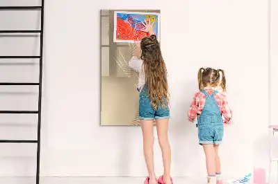 Quadro magnético de apagar a seco estampa de luz abstrata