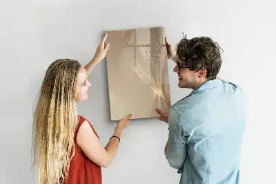 Quadro magnético de apagar a seco estampa de luz abstrata