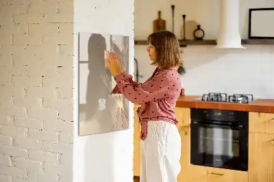 Quadro magnético de apagar a seco estampa de luz abstrata