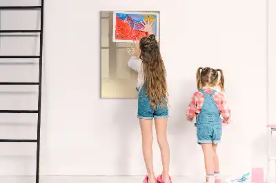 Quadro magnético de apagar a seco estampa de luz abstrata