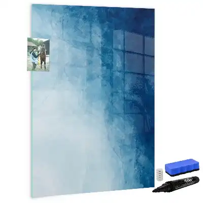 Quadro magnético de apagar a seco estampa de abstração de água