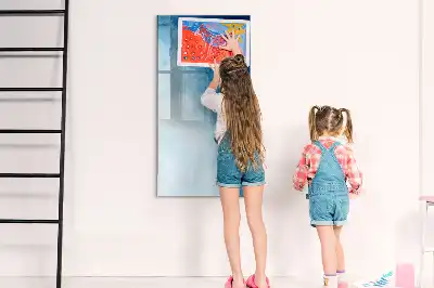 Quadro magnético de apagar a seco estampa de abstração de água