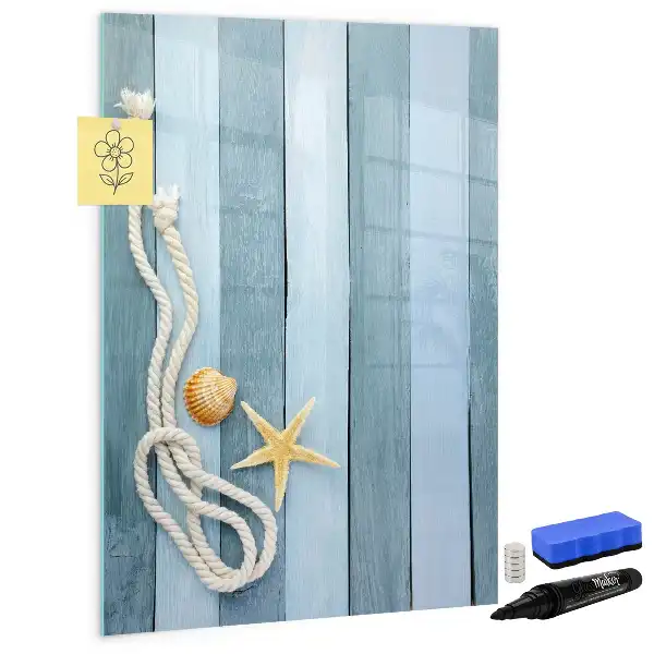 Quadro magnético de apagar a seco acessórios náuticos