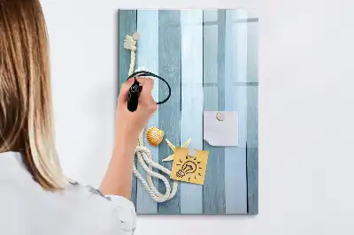 Quadro magnético de apagar a seco acessórios náuticos