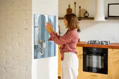 Quadro magnético de apagar a seco acessórios náuticos