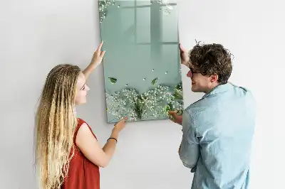 Quadro magnético de apagar a seco modelo Gipsofila