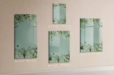 Quadro magnético de apagar a seco modelo Gipsofila