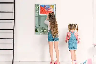 Quadro magnético de apagar a seco modelo Gipsofila