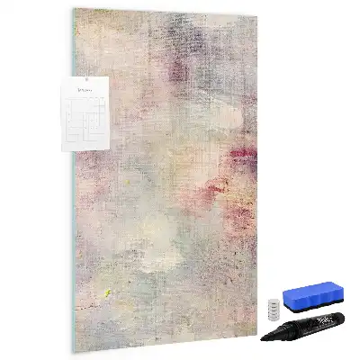 Quadro magnético de apagar a seco modelo Pingos de tinta